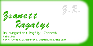 zsanett ragalyi business card