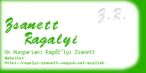 zsanett ragalyi business card